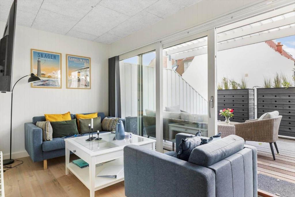 Posezení v ubytování TV1636-Skagen-Skovbrynet-10-st