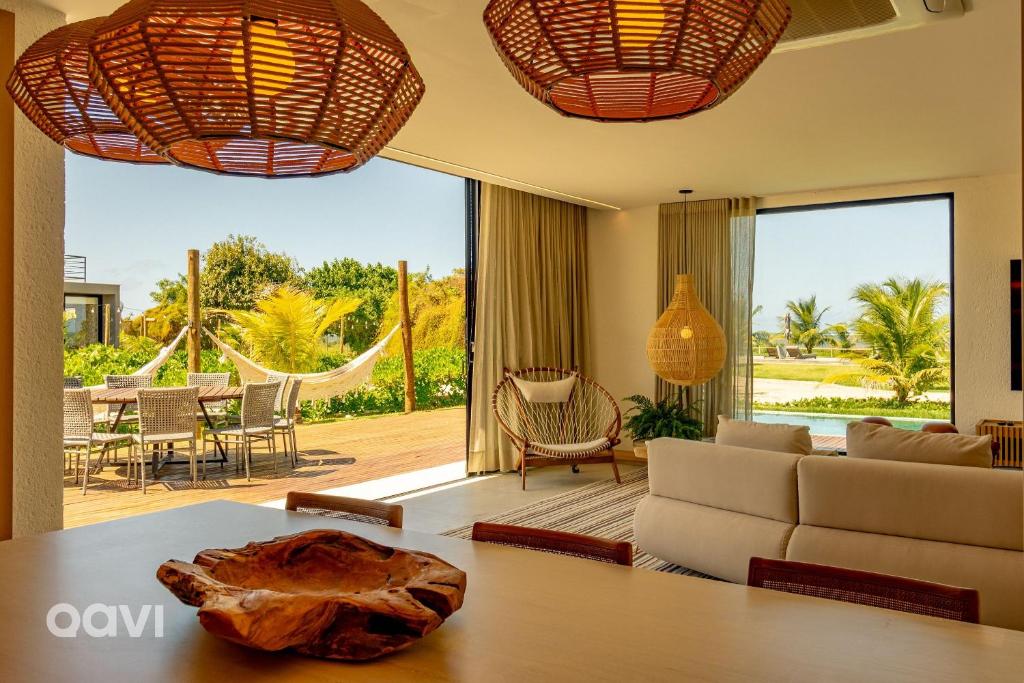 Bazén v ubytování Casa com Piscina na Praia de Tatuamunha by Qavi nebo v jeho okolí