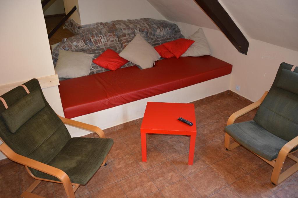 Posezení v ubytování Apartments 163/I