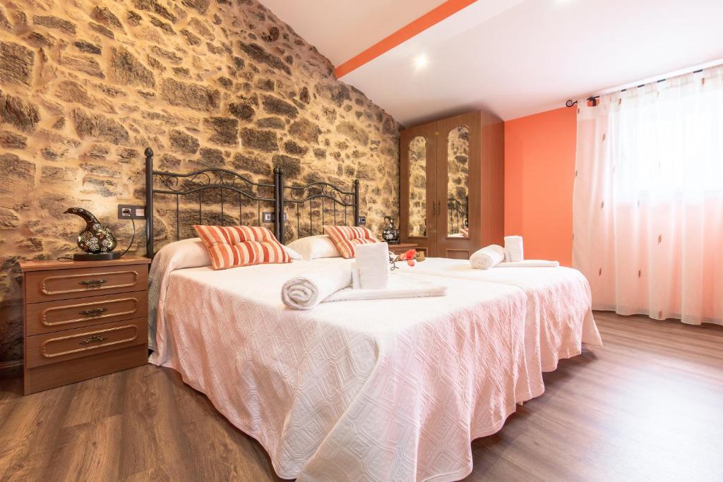 Cama o camas de una habitación en Casa Carla