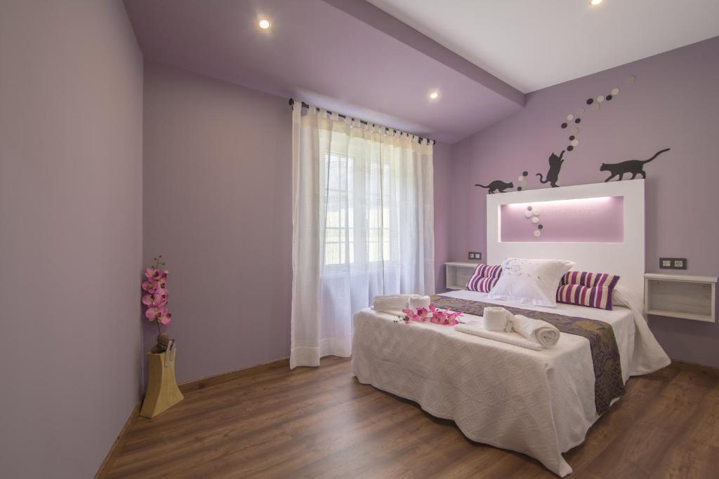 Cama o camas de una habitación en Casa Carla