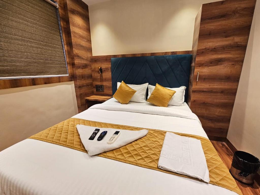 Ένα ή περισσότερα κρεβάτια σε δωμάτιο στο Hotel Imperial Suite