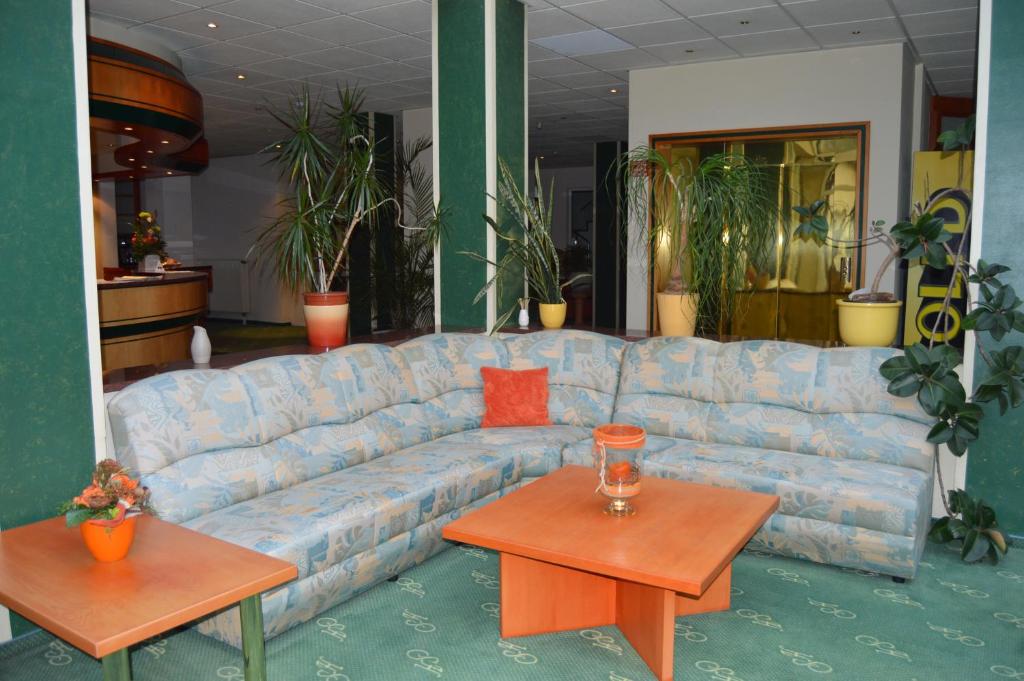 Posezení v ubytování Hotel Stadt Jessen