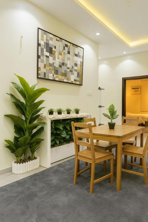 Χώρος καθιστικού στο Apartment in Madinah
