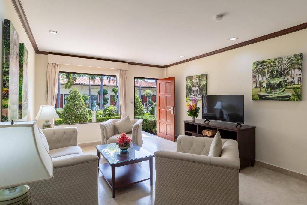Thai Garden Resort - Appartement Met 1 Slaapkamer, Kingsize Bed