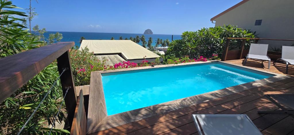 Πισίνα στο ή κοντά στο Martinique Villa Escale Diamant