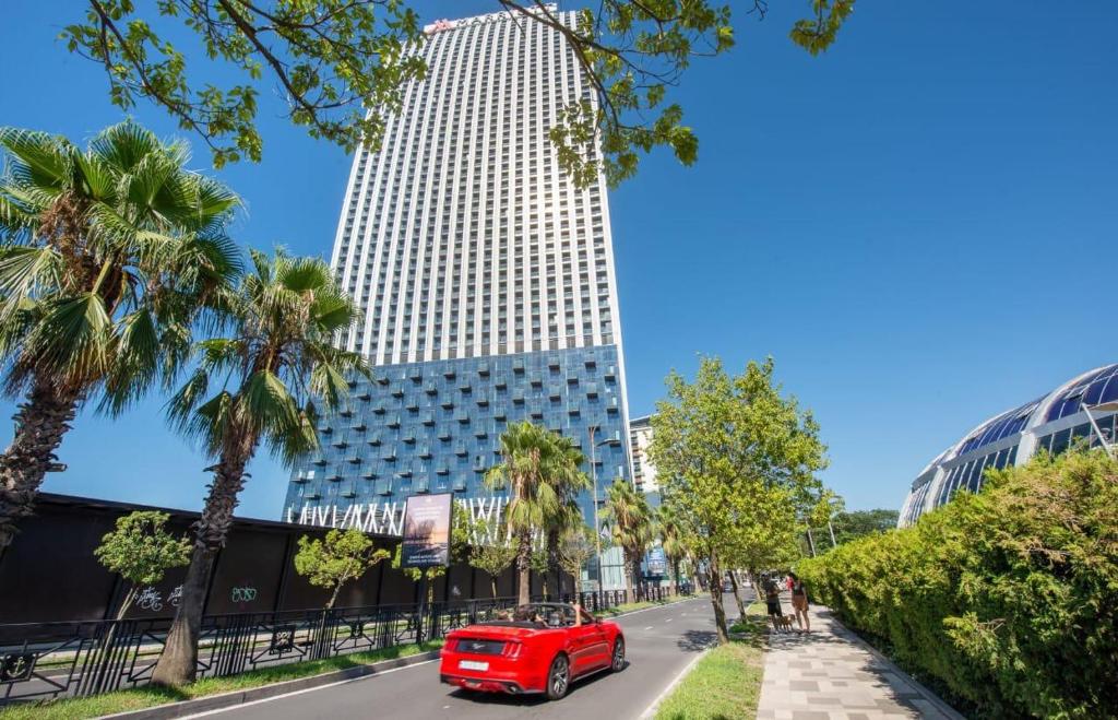 Το κτήριο όπου στεγάζεται  το διαμέρισμα