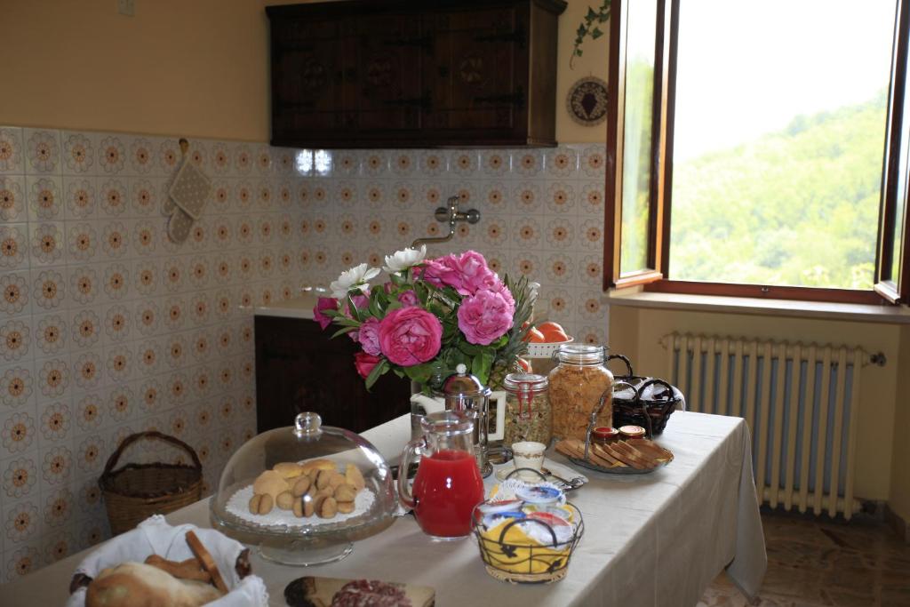 Jídlo v bed and breakfast nebo okolí