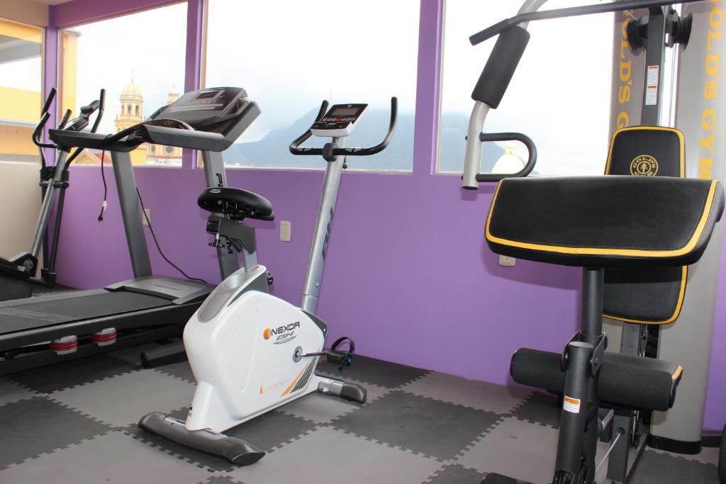 Fitness centrum a/nebo fitness zařízení v ubytování Orizaba Inn