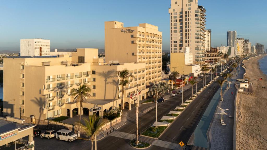 Vista general de Mazatlán o vista desde el hotel
