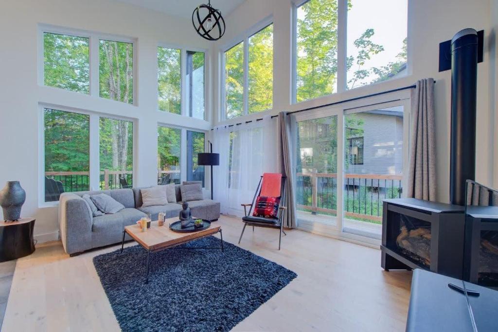 Posezení v ubytování Chalet Equinoxe