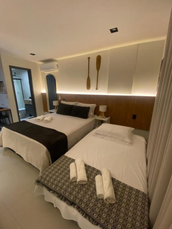 Voodi või voodid majutusasutuse Flat Intermares toas