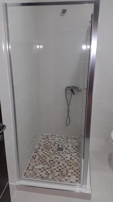 Koupelna v ubytování Hotel Alpet