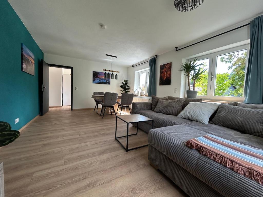 TV a/nebo společenská místnost v ubytování FeWo zum Büttelfels