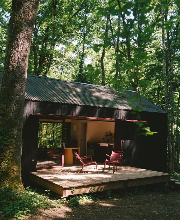Repère Sauvage, Hôtel Lodges & Restaurant - Wild House – 4-Personen-Stamm