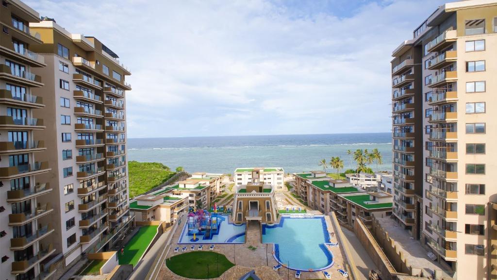 Bazén v ubytování Best Stays Luxury Apartments at Sandy Shore - Kikambala nebo v jeho okolí