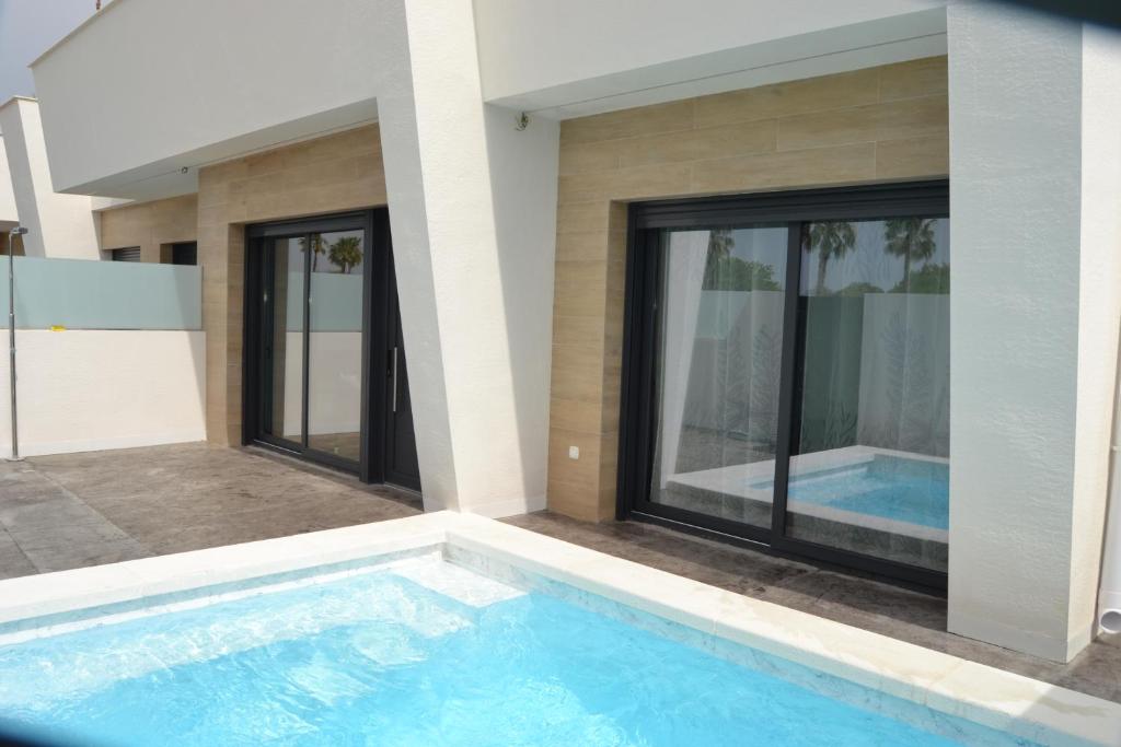 Bazén v ubytování Mariposa Eterna nebo v jeho okolí