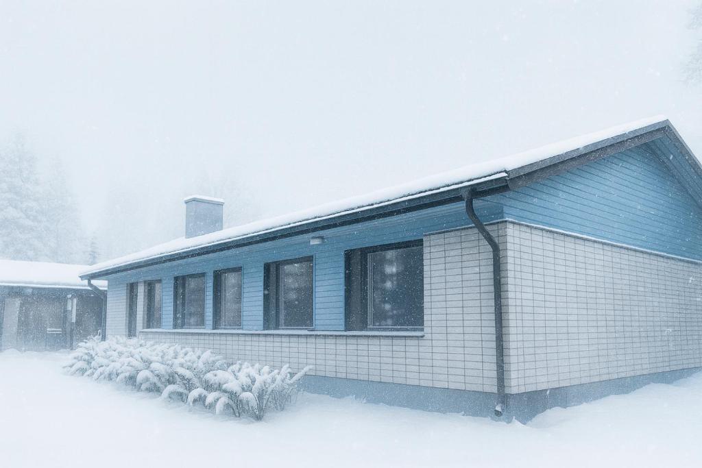Το Arctic Secret Home τον χειμώνα