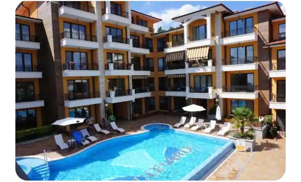 Πισίνα στο ή κοντά στο Boulevard Sea Residenz 300 meter zum Sandstrand