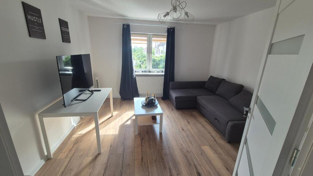 Μια τηλεόραση ή/και κέντρο ψυχαγωγίας στο Zagan Apartments #4
