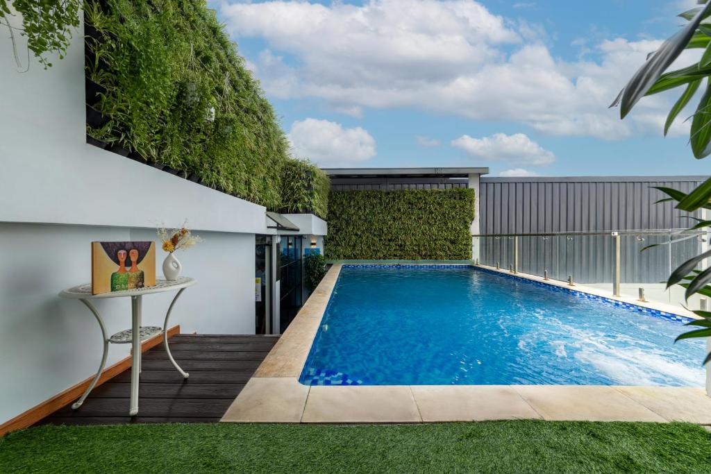 Bazén v ubytování A25 Hotel - 55 Lê Anh Xuân nebo v jeho okolí