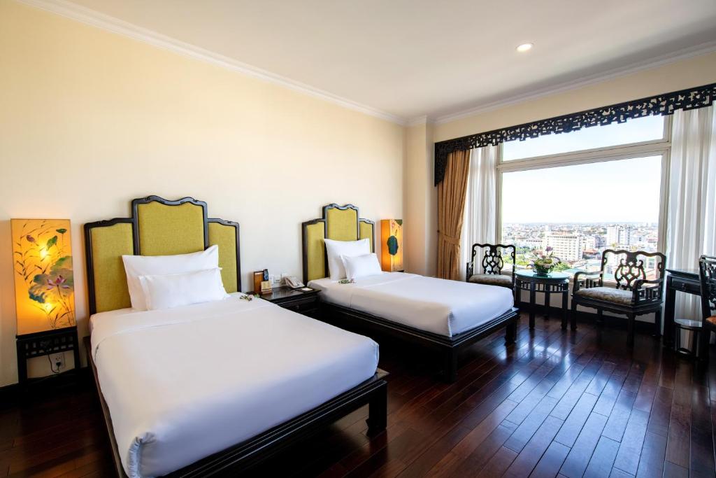 Phòng Deluxe 2 Giường đơn Nhìn ra Thành phố