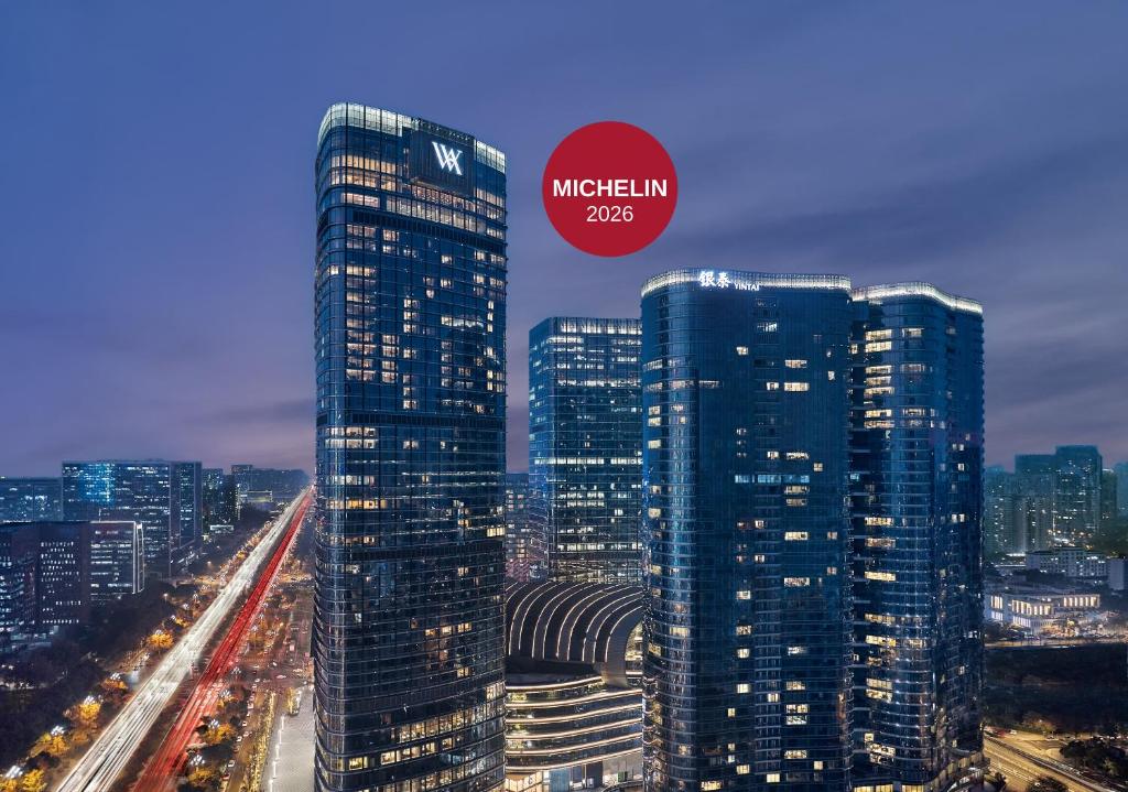 Nespecifikovaný výhled na destinaci Čcheng-tu nebo výhled na město při pohledu z hotelu