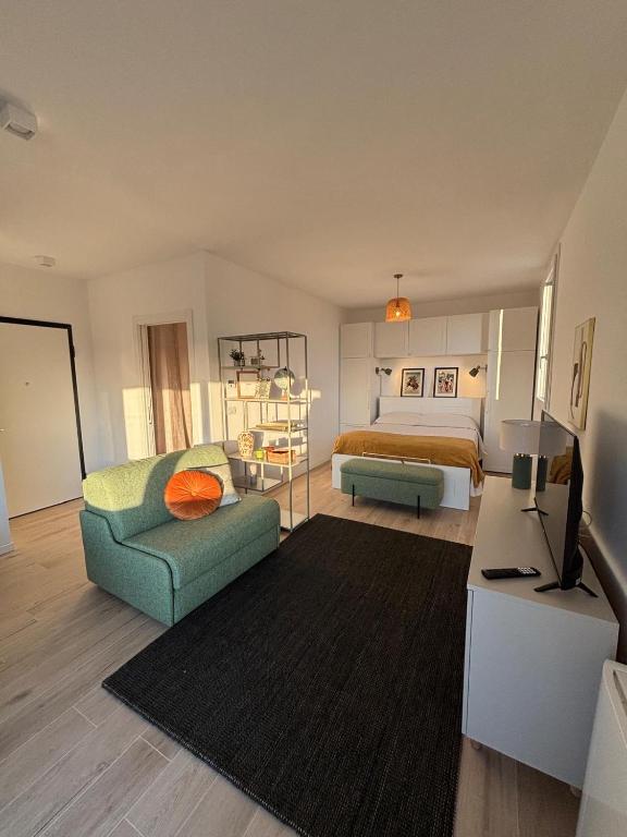 Postel nebo postele na pokoji v ubytování Bed&Fly Bologna