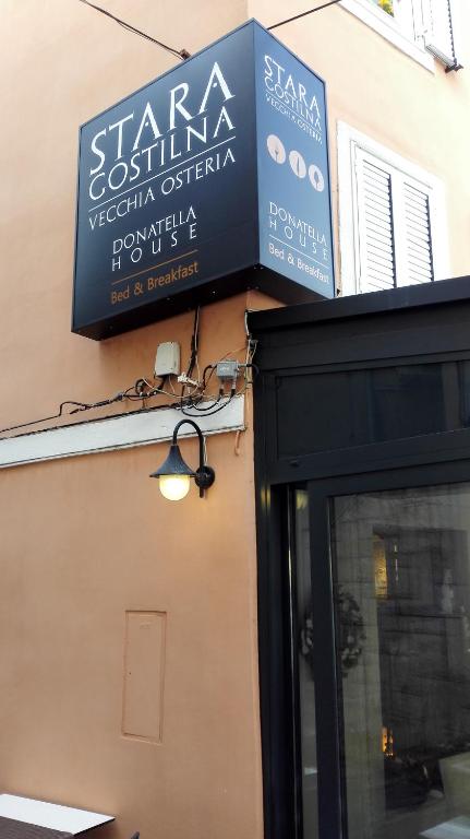 Certifikát, hodnocení, plakát nebo jiný dokument vystavený v ubytování Bed and Brekfast Donatella