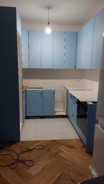 Dapur atau dapur kecil di Apartament Ślichowice