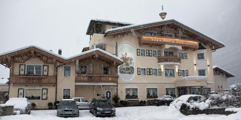 Hotel St. Georg v zimě