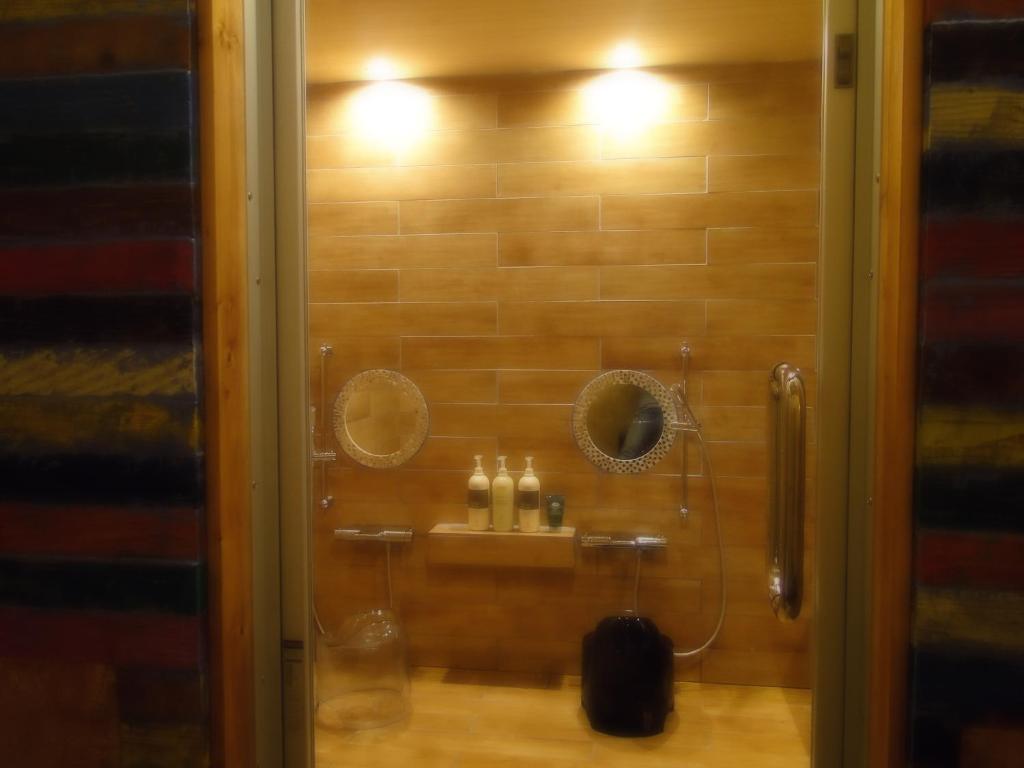 Koupelna v ubytování ノマの森 Nomanomori B&B