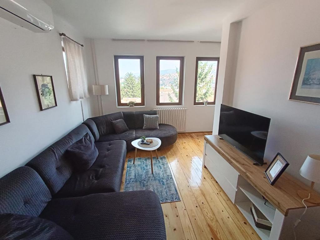 Χώρος καθιστικού στο Villa Gracia