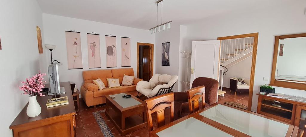 Χώρος καθιστικού στο Alojamiento Casa Tía Mari