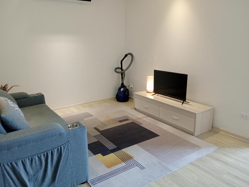 Χώρος καθιστικού στο Bleu Condo - A209