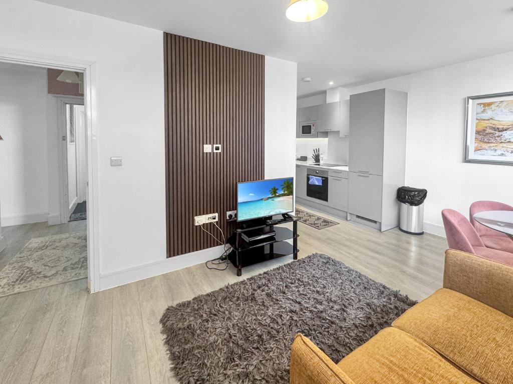 Μια τηλεόραση ή/και κέντρο ψυχαγωγίας στο Towergate Apartments