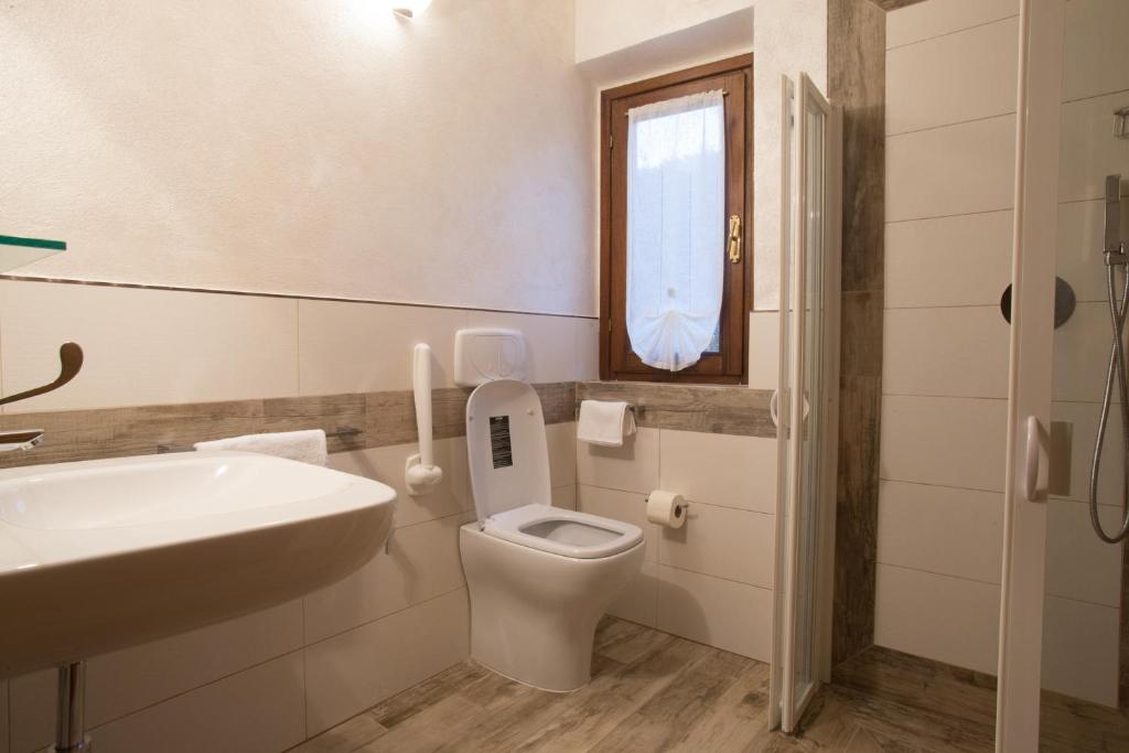 Koupelna v ubytování Borgo dei Gigli