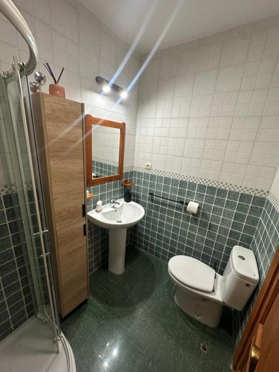 Koupelna v ubytování Mirador de Punta Corona