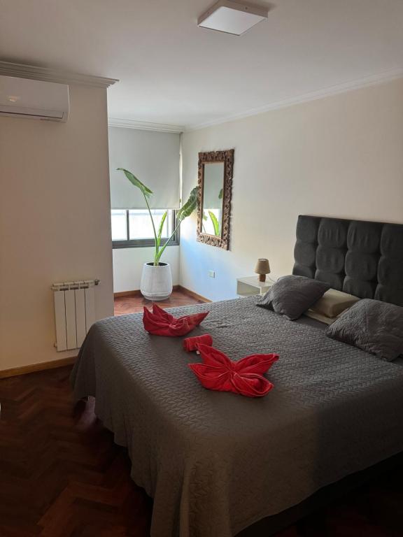 Postel nebo postele na pokoji v ubytování Sentite en Casa