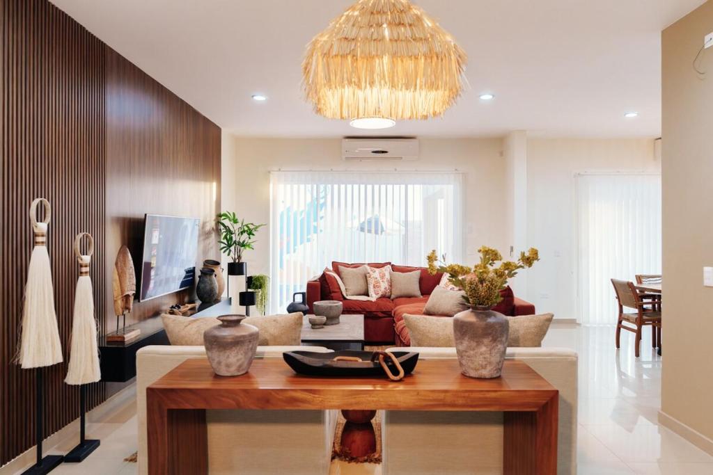 Posezení v ubytování Casa Coral