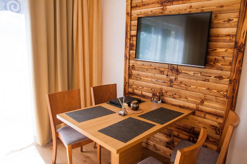 Televízia a/alebo spoločenská miestnosť v ubytovaní Apartment Michael - Zell am See - Kaprun