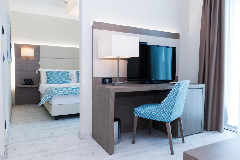 Postel nebo postele na pokoji v ubytování Hotel Petrčane