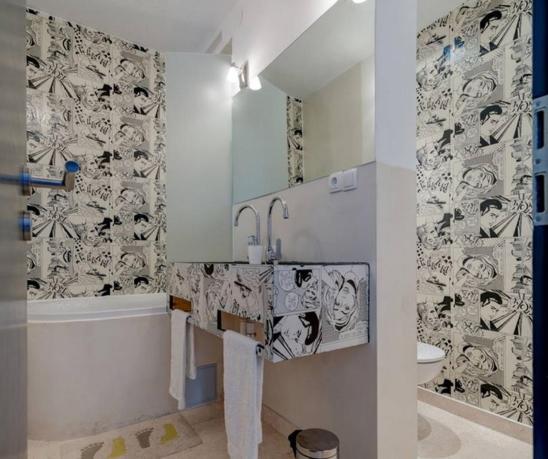 Koupelna v ubytování Luxury Apartment with Private Heated Pool
