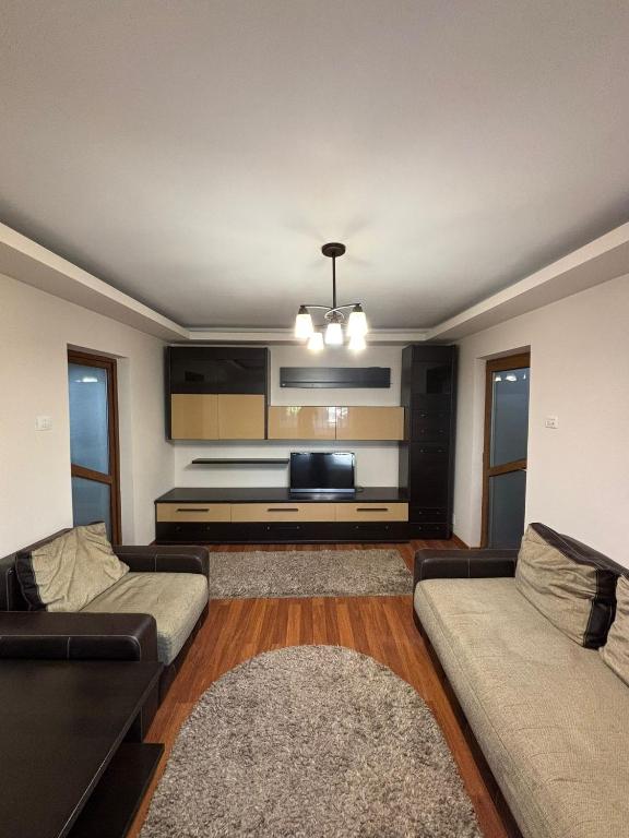 Kuchyň nebo kuchyňský kout v ubytování Apartament 2 camere