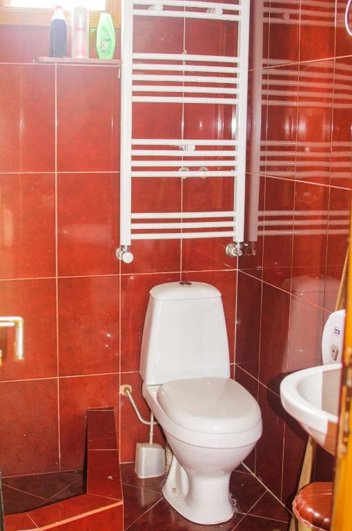 Koupelna v ubytování Guesthouse Mery
