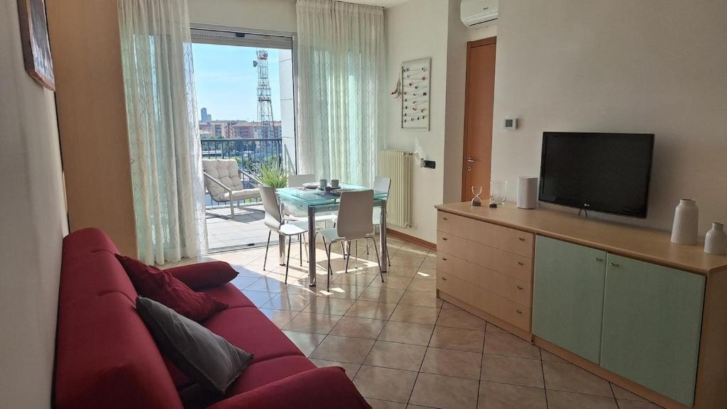 TV a/nebo společenská místnost v ubytování Apartment Casa 48 - Milan