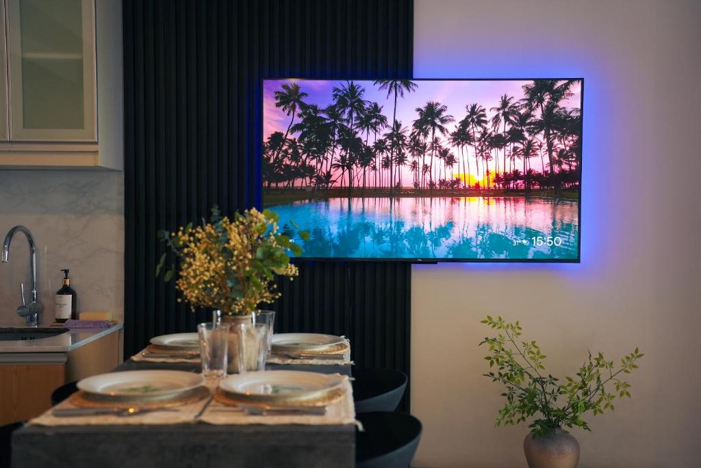 Fotografie z fotogalerie ubytování Upscale Stylish Suite Near BGC and View of Venice Grand Canal Mall v destinaci Manila