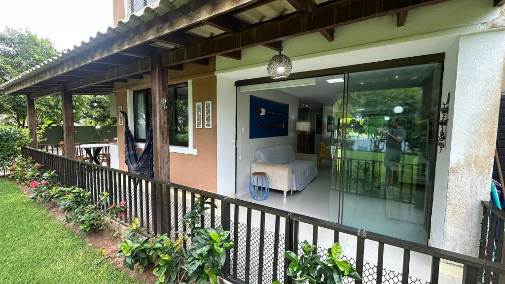 Κήπος έξω από το TÉRREO, NASCENTE, VENTILADO COM VISTA DA LAGOA Guarajuba Paraíso das Águas Perto de tudo