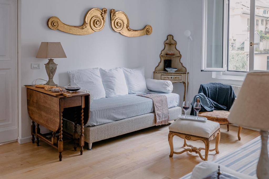 Posezení v ubytování "Casa di Lucy" una top location nel centro storico
