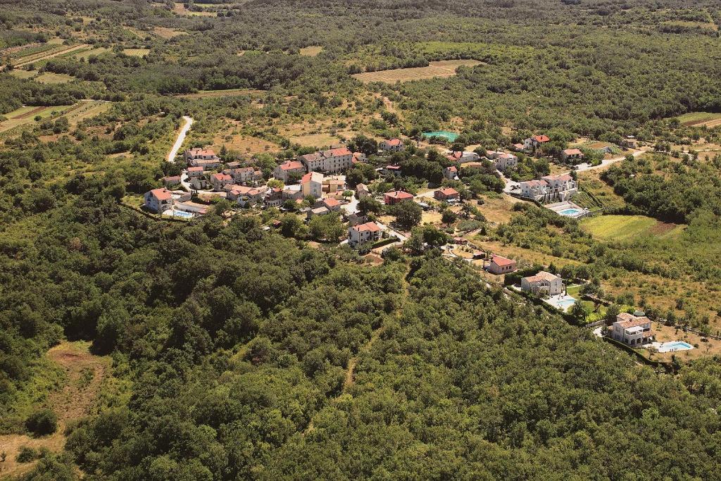 Pohľad z vtáčej perspektívy na ubytovanie Apartment Parenzana Bibali 65 A 52460-Buje
